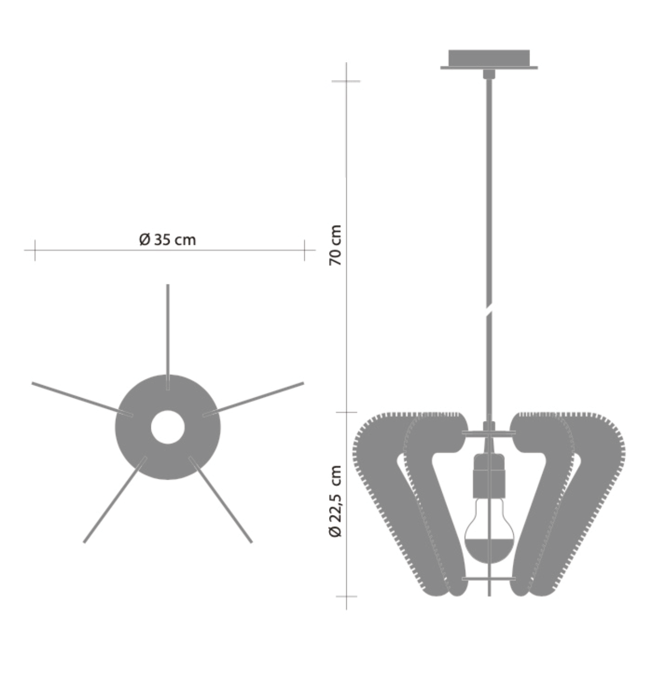 LAFABLIGHT NOTOCA(ALCELIA PENDANT LAMP)