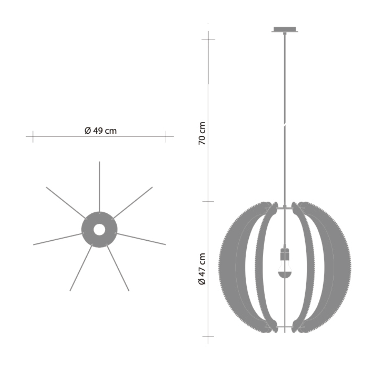 LAFABLIGHT ASTROFI(QADRO PENDANT LAMP)