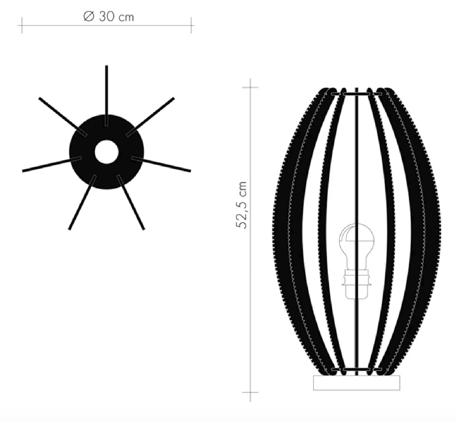 LAFABLIGHT DJEMINO(LAMP ON BASE)