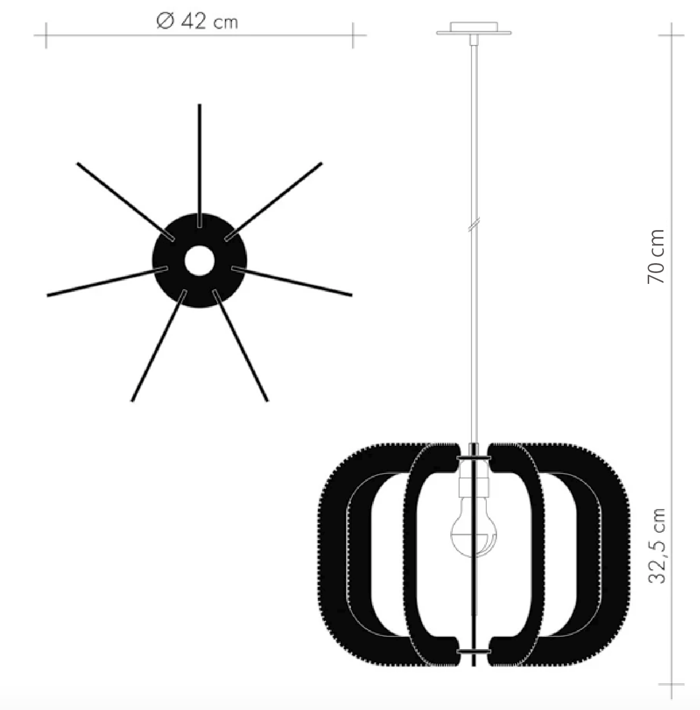 LAFABLIGHT DRUMJEE7(UFOLA PENDANT LAMP)