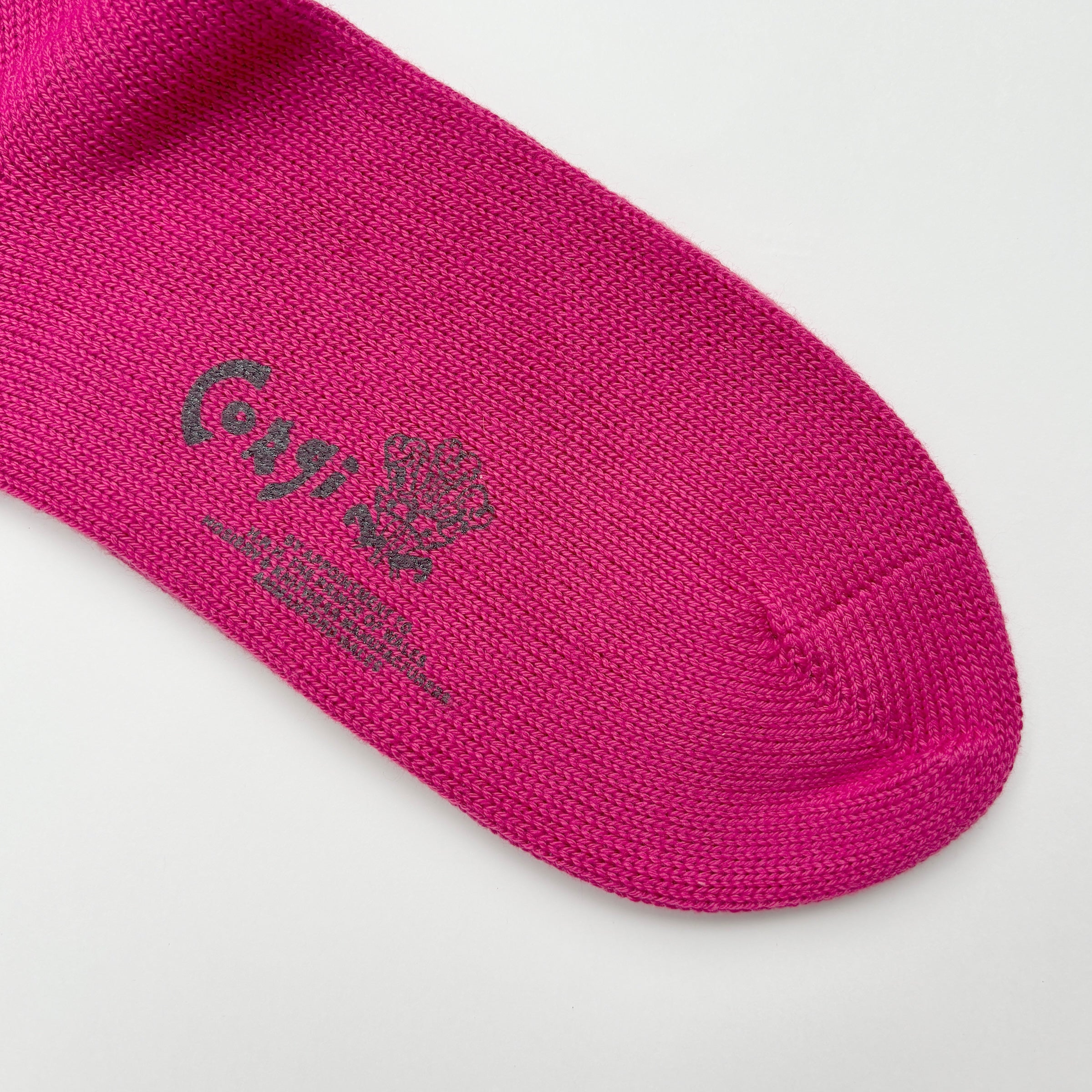 LADIES PLAIN FLAT SOCKS RED