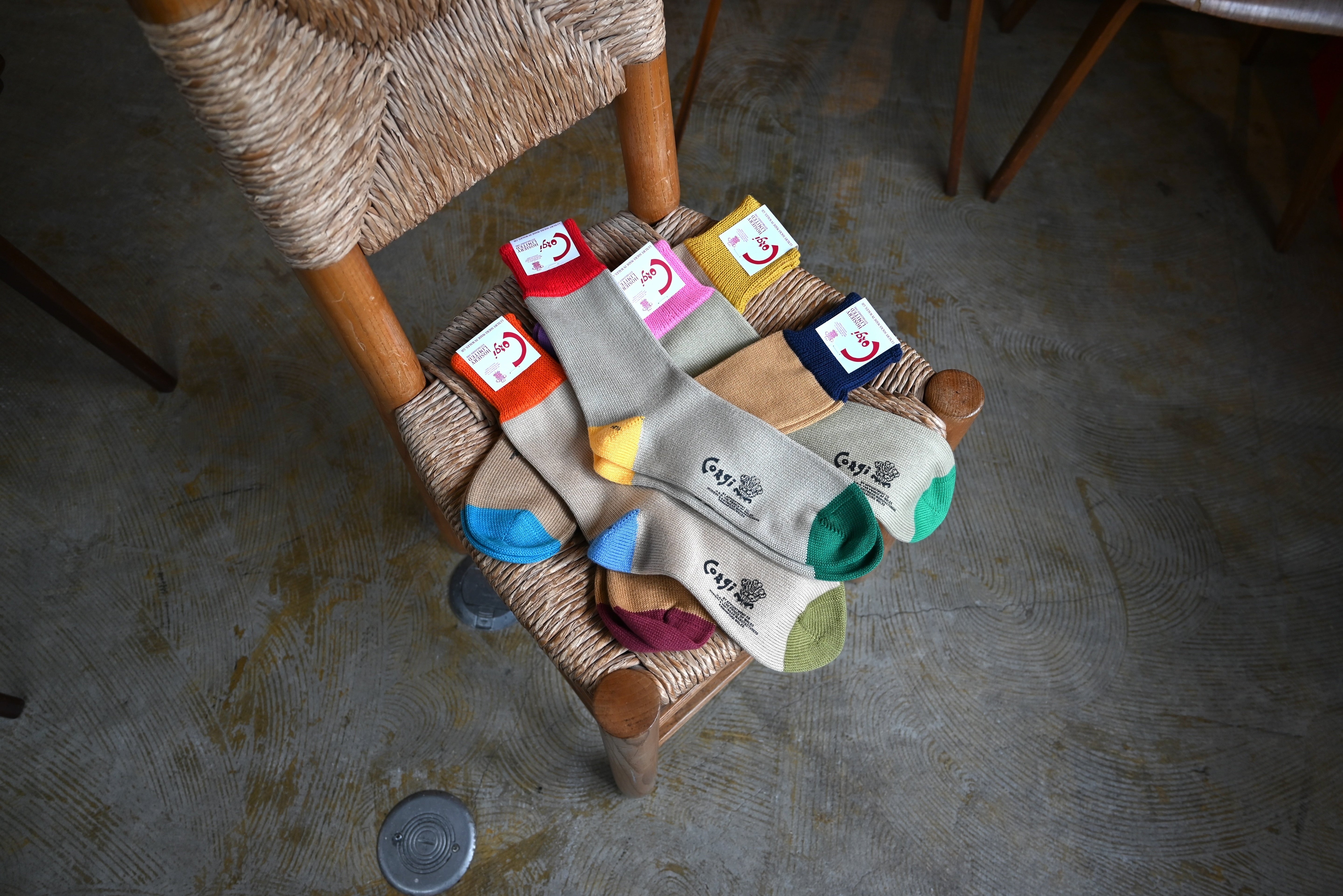 CORGIのCOTTONソックス追加しました