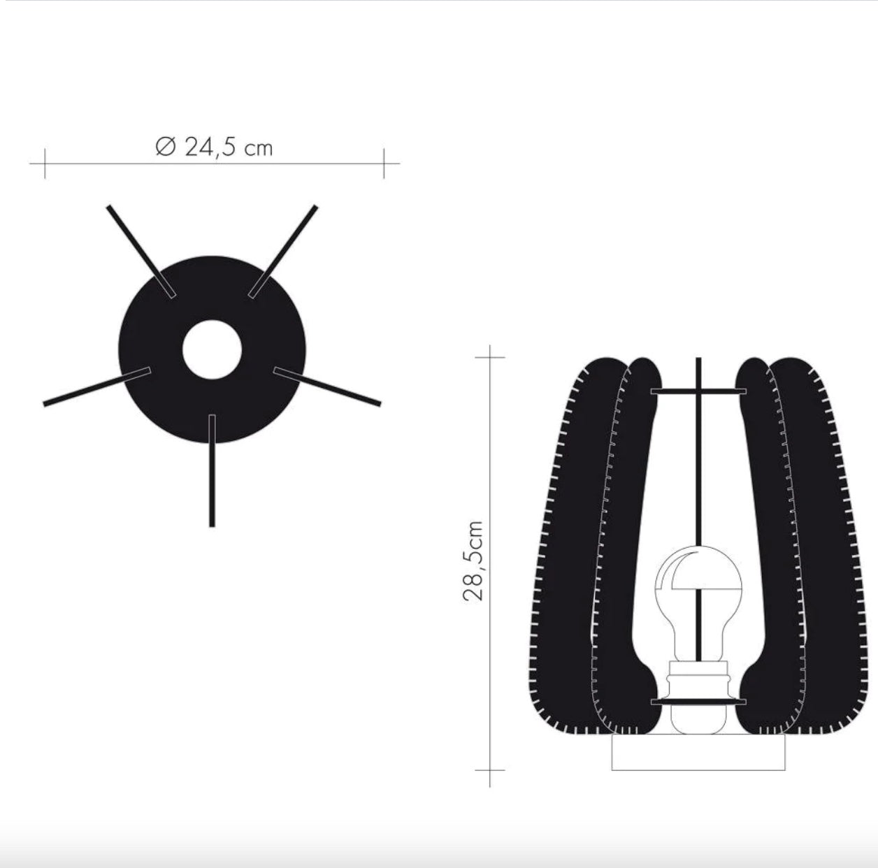 LAFABLIGHT  ARIOCA（UFOLA LAMP ON BASE)