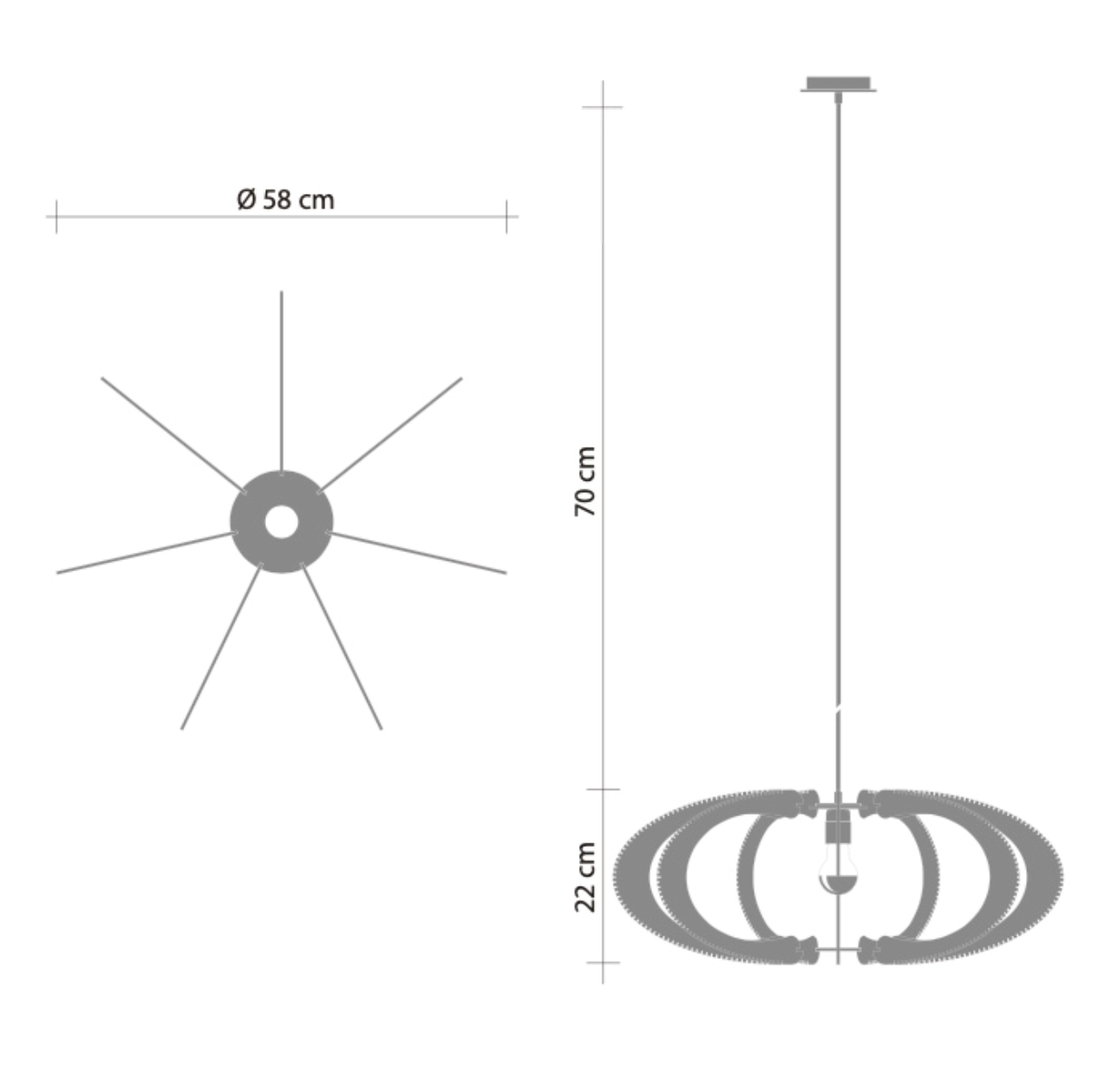 LAFABLIGHT  ETIOLA（UFOLA PENDANT LAMP）