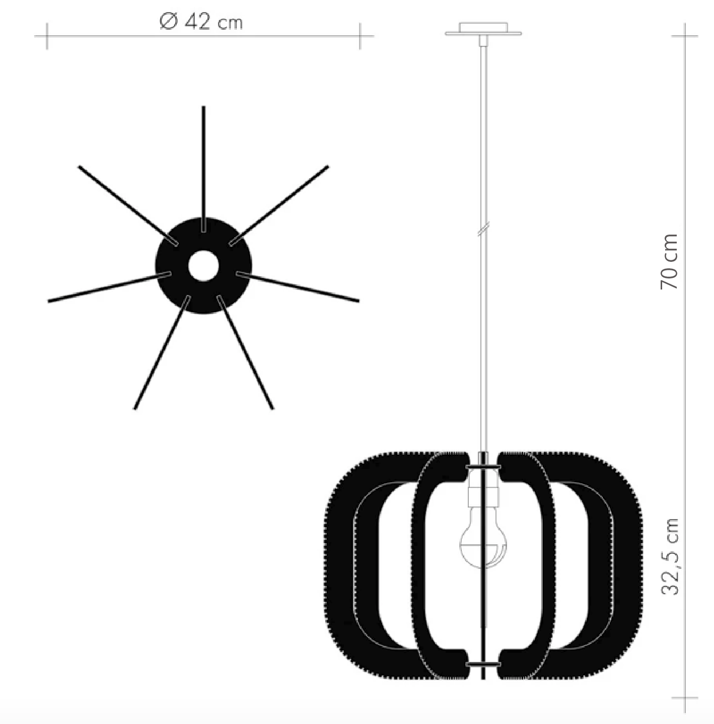 LAFABLIGHT  DRUMJEE7（UFOLA PENDANT LAMP）