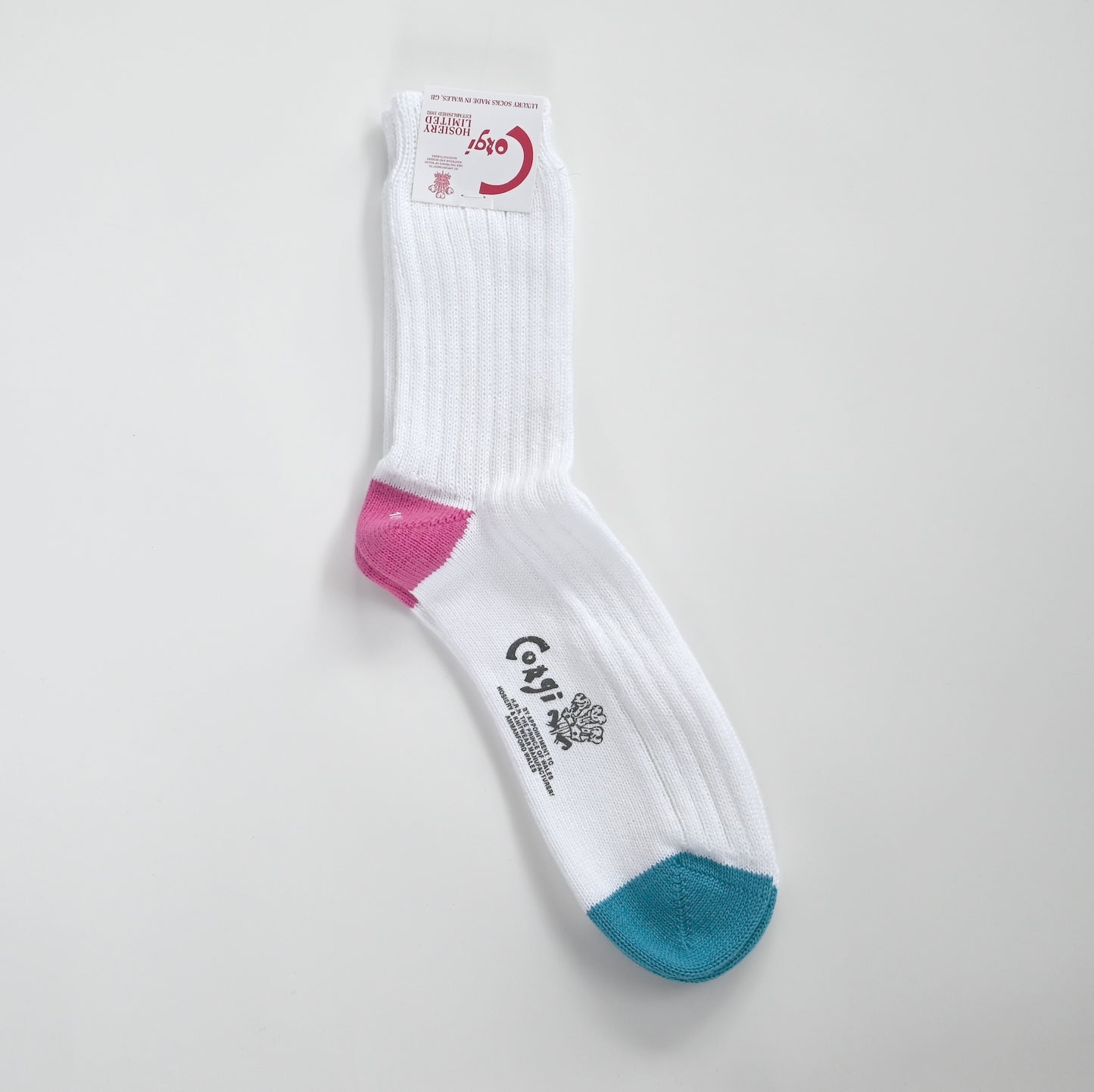 SOFT COTTON HEAL&TOE SOCKS WHITE