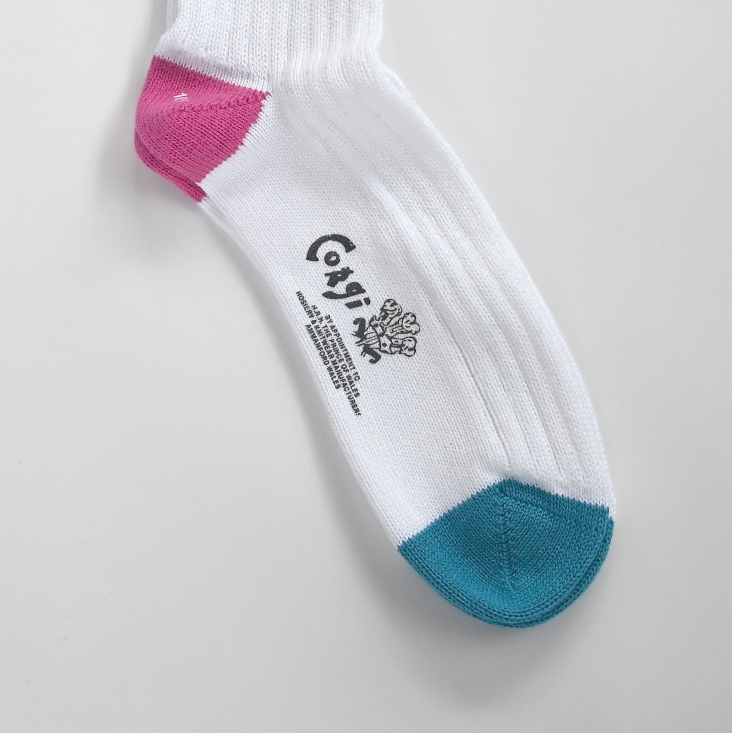 SOFT COTTON HEAL&TOE SOCKS WHITE