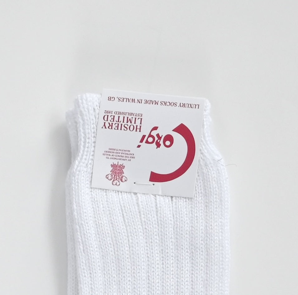 SOFT COTTON HEAL&TOE SOCKS WHITE