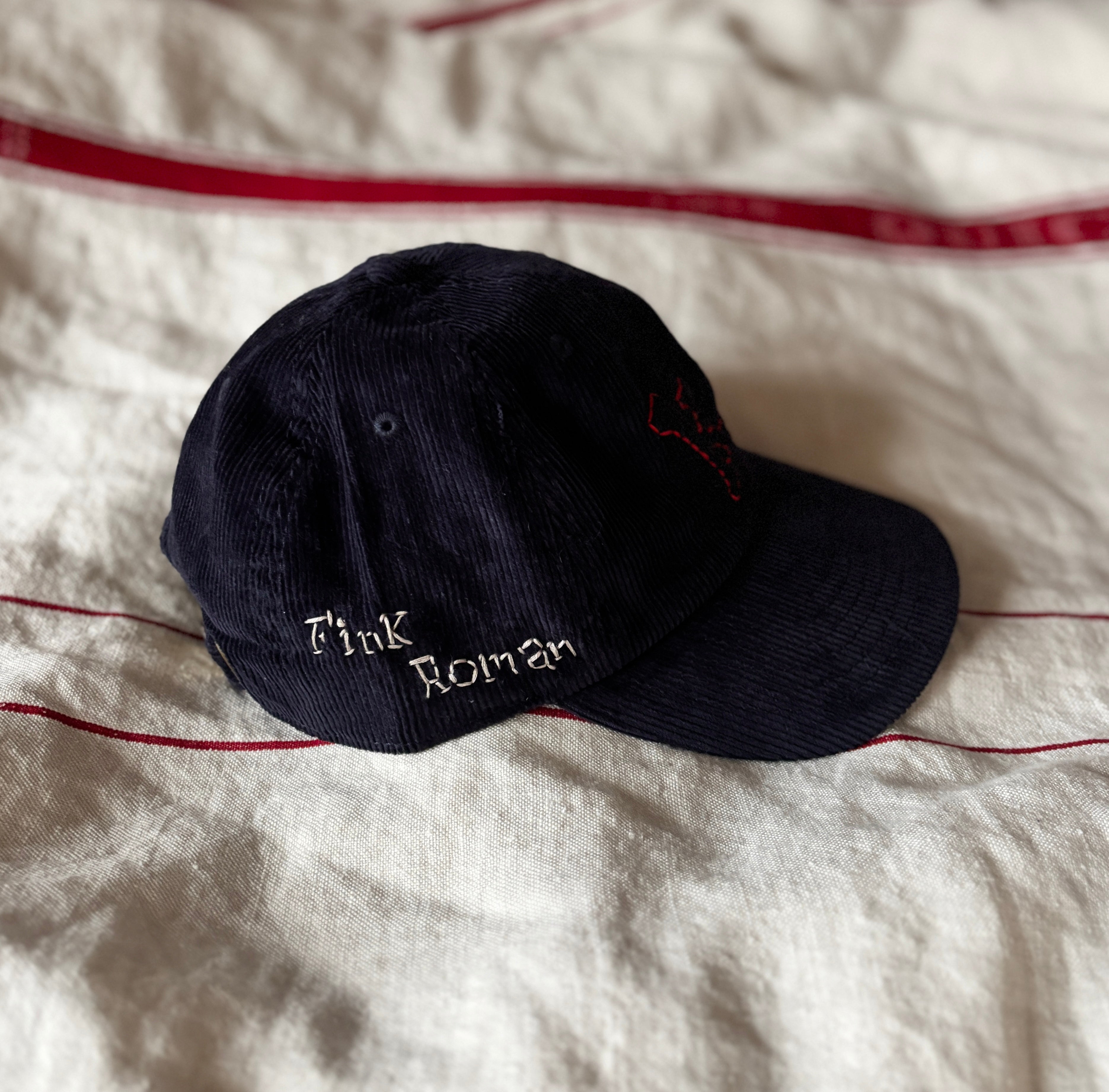Fink Roman CORDUROY NAVY CAP (予約商品)