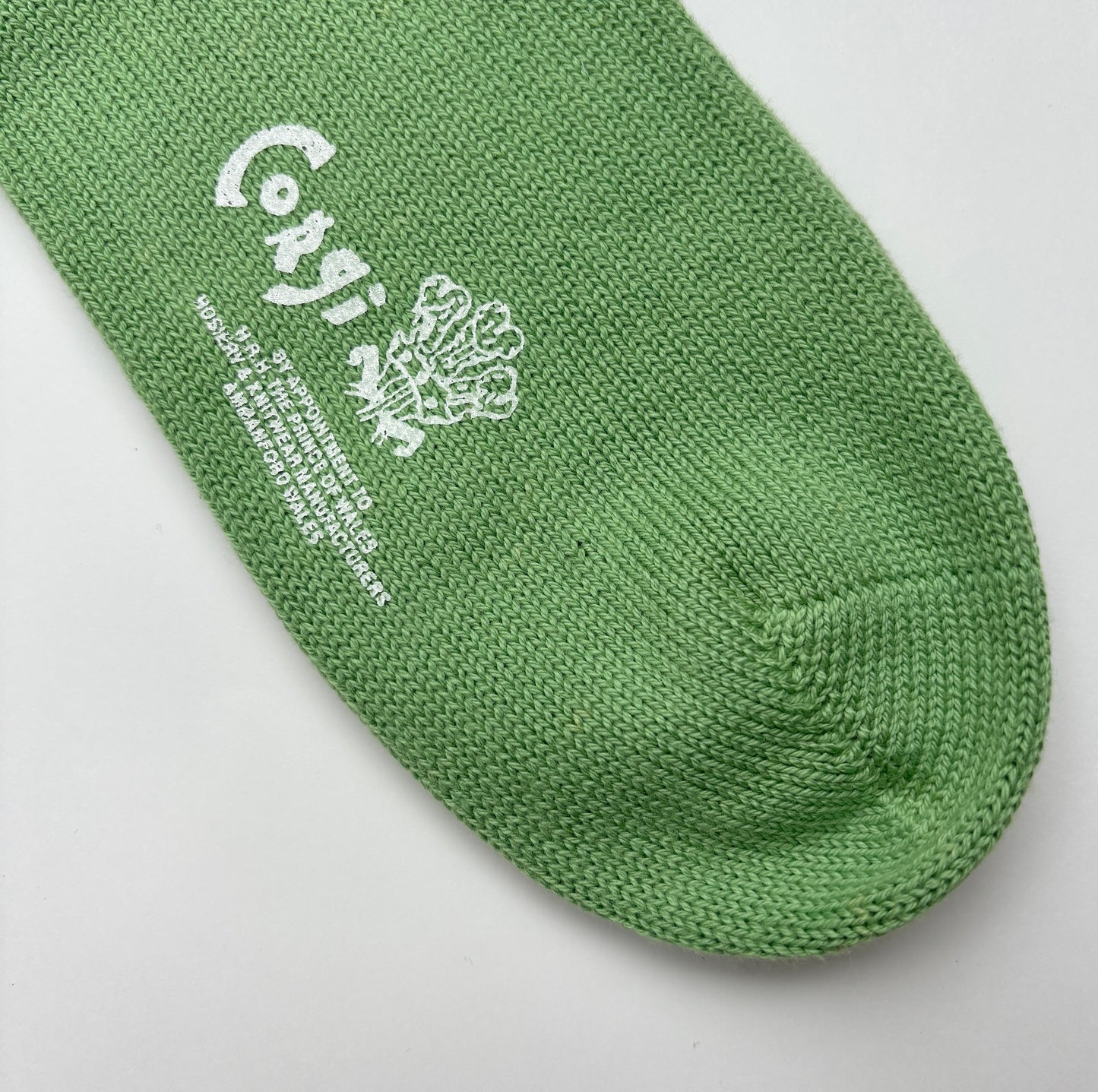 LADIES PLAIN FLAT SOCKS GREEN