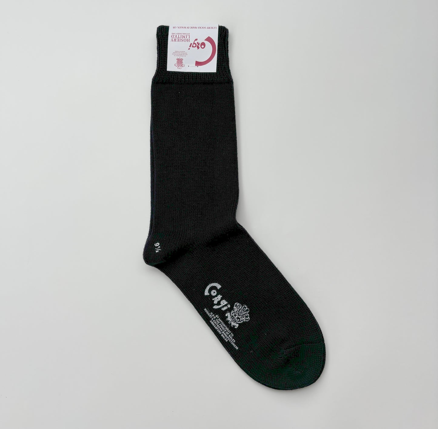 LADIES PLAIN FLAT SOCKS BLACK