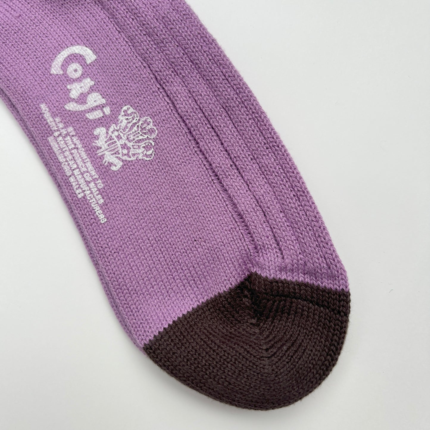 SOFT COTTON HEAL&TOE SOCKS LAVENDER