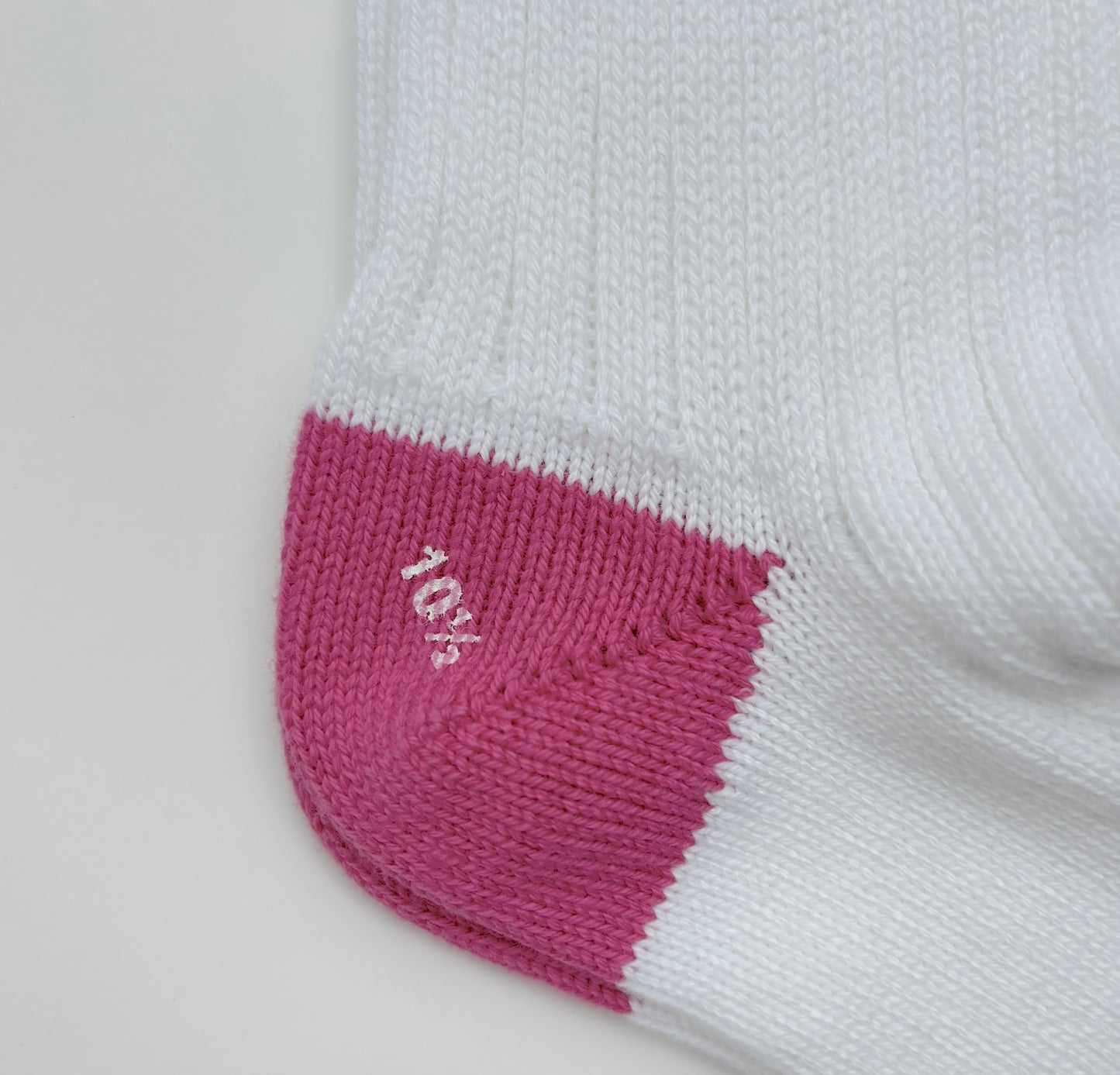 SOFT COTTON HEAL&TOE SOCKS WHITE