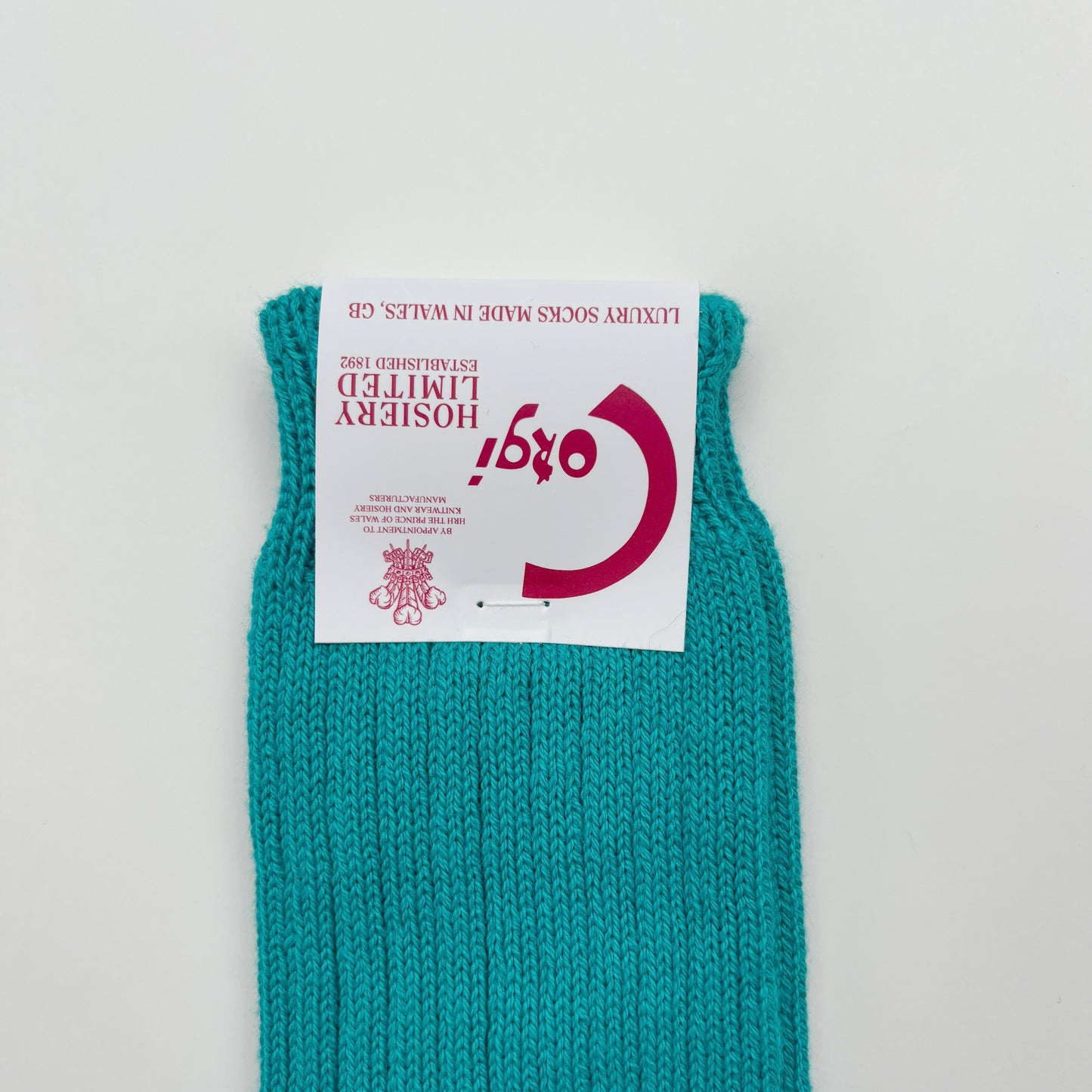 SOFT COTTON HEAL&TOE SOCKS PEACOCK