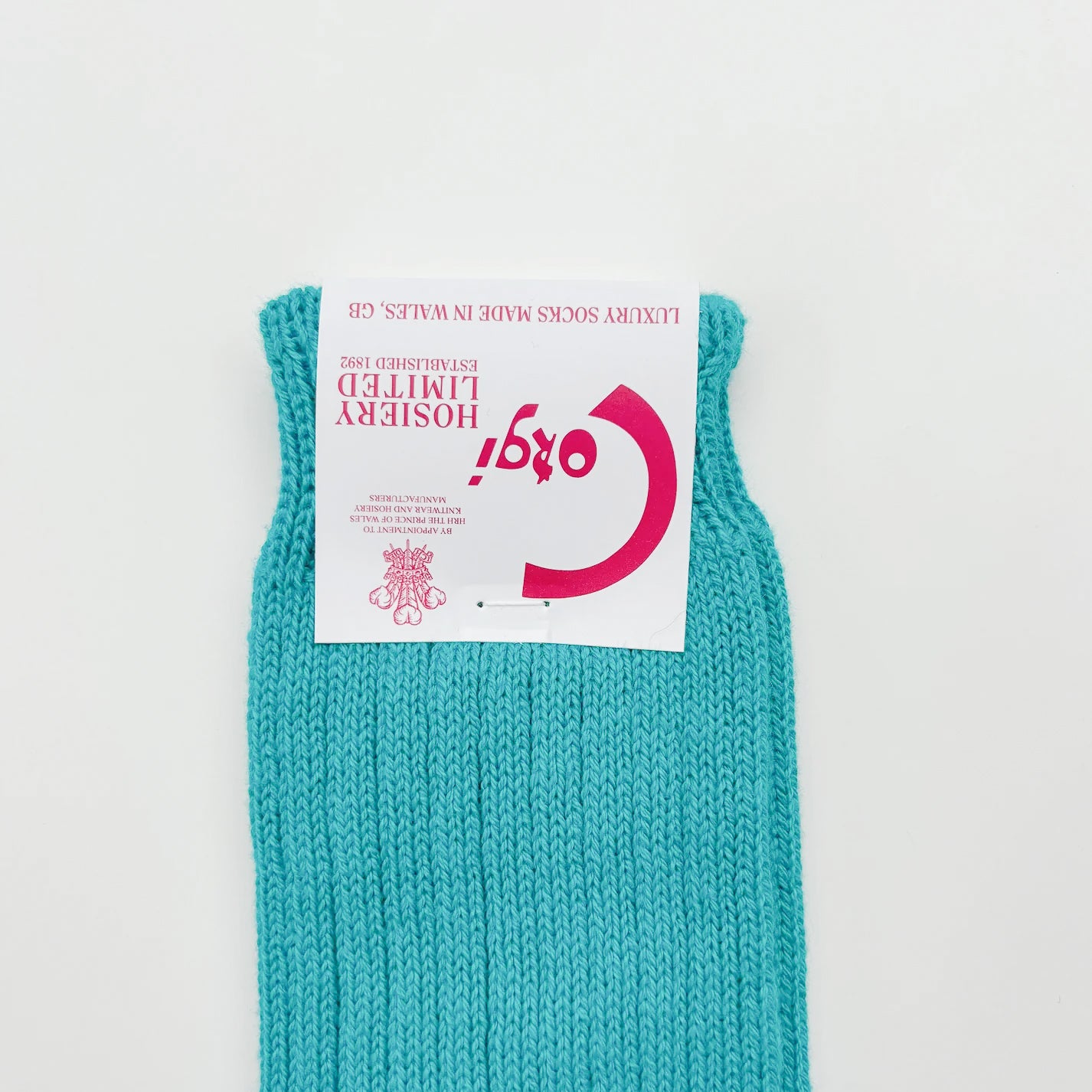 SOFT COTTON HEAL&TOE SOCKS PEACOCK