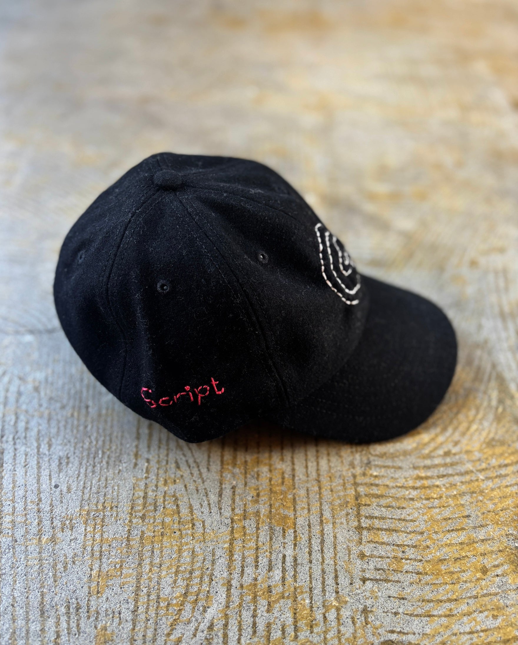 Script WOOL BLACK CAP (予約商品)