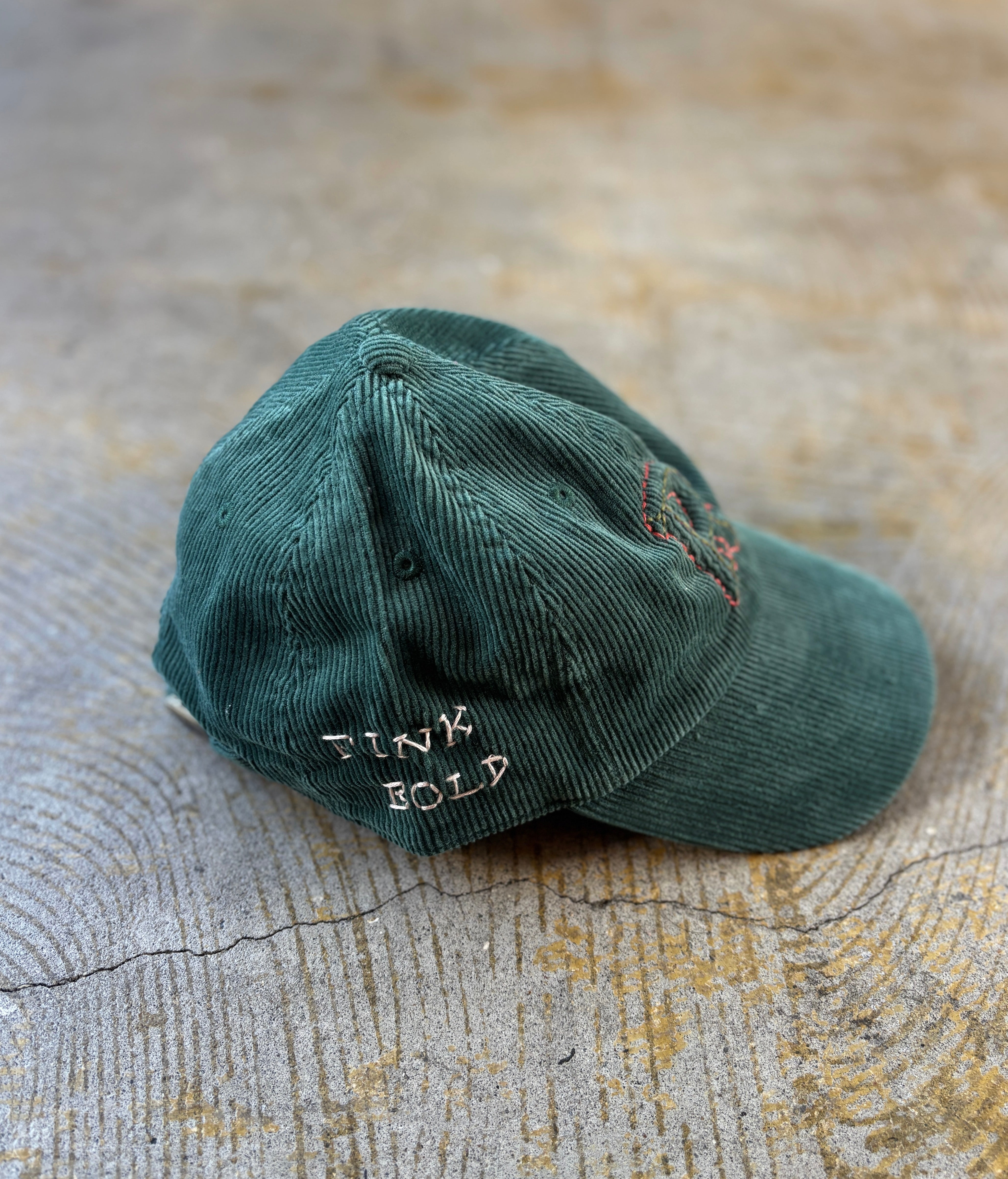 Fink Bold CORDUROY GREEN CAP (予約商品)