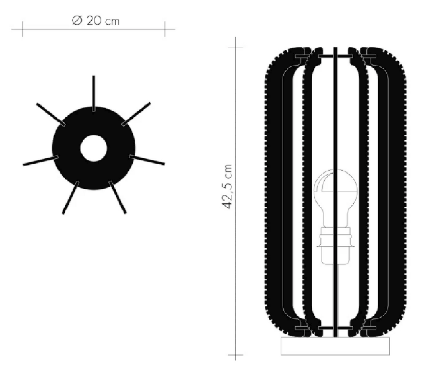 LAFABLIGHT  PILLSI （LAMP ON BASE）