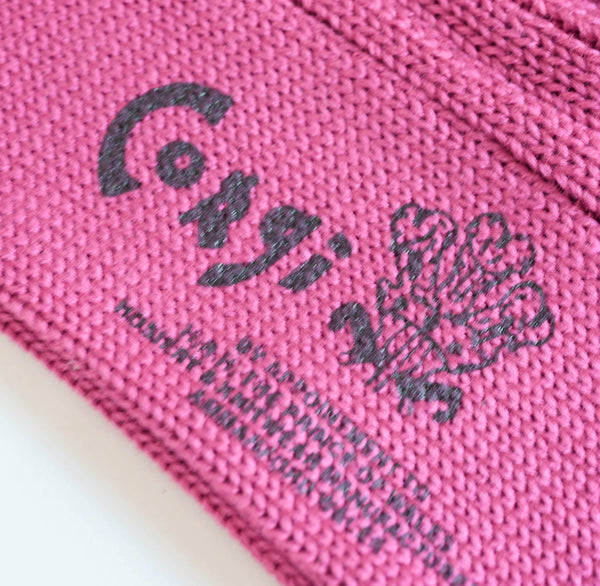 PLAIN MERCERIZED SOCKS DARK PINK