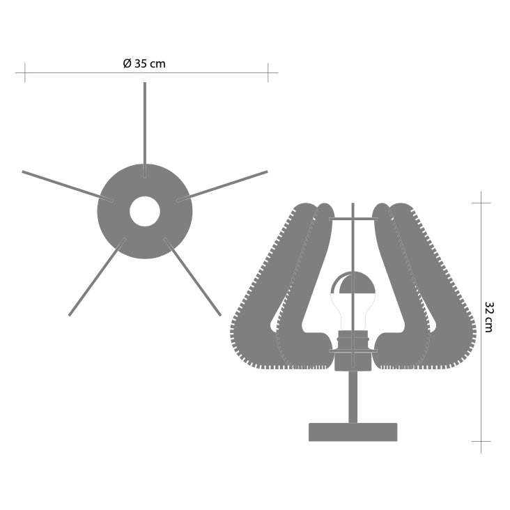 LAFABLIGHT  NOTOCA（KALYPSO TABLE LAMP）