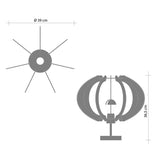 LAFABLIGHT  ECHINO（KALYPSO TABLE LAMP）