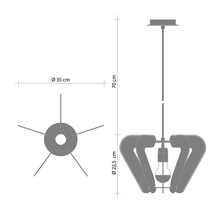 LAFABLIGHT  NOTOCA（QADRO PENDANT LAMP）