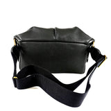 LE-3 LEATHER SHOULDER CAPSULE SMALL BLACK