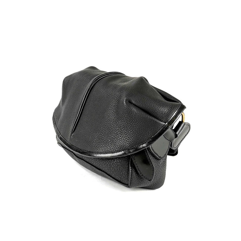 LE-3 LEATHER SHOULDER CAPSULE SMALL BLACK
